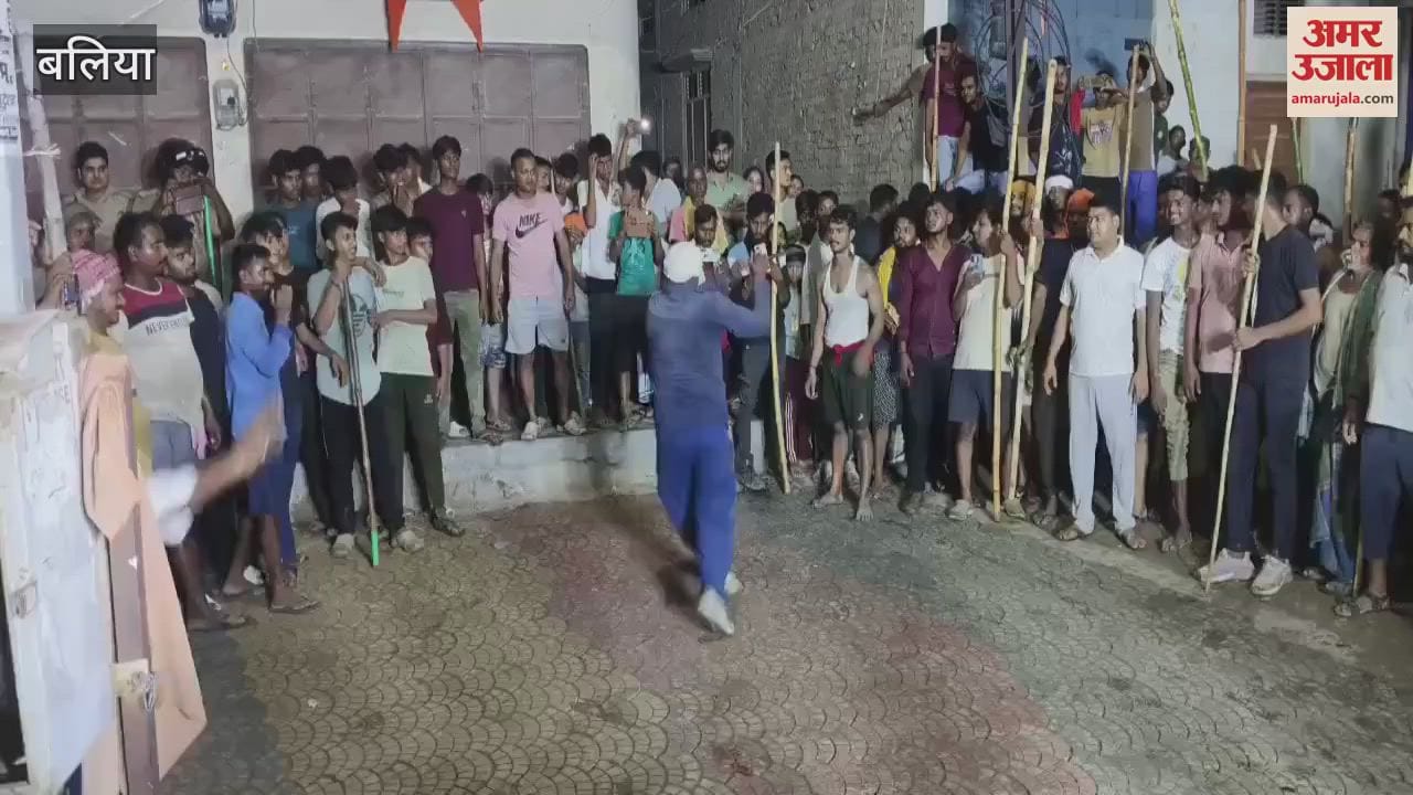 second procession of Laxman Akhara took place amidst tight security in Ballia