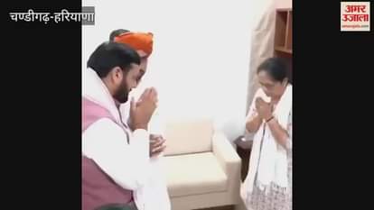 CM Saini reached Ahmedabad met family members of former CM Vijay Rupani