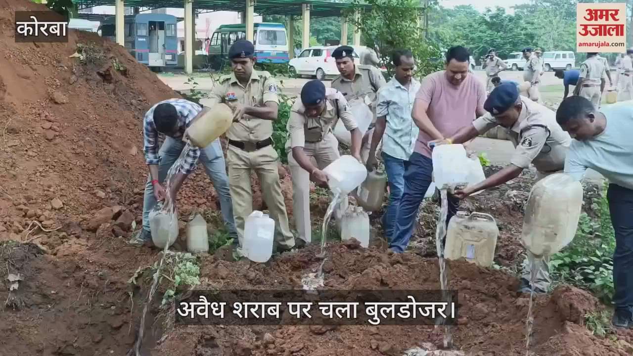 Bottles kept bursting like firecrackers bulldozer ran on 9910 liters of liquor watch