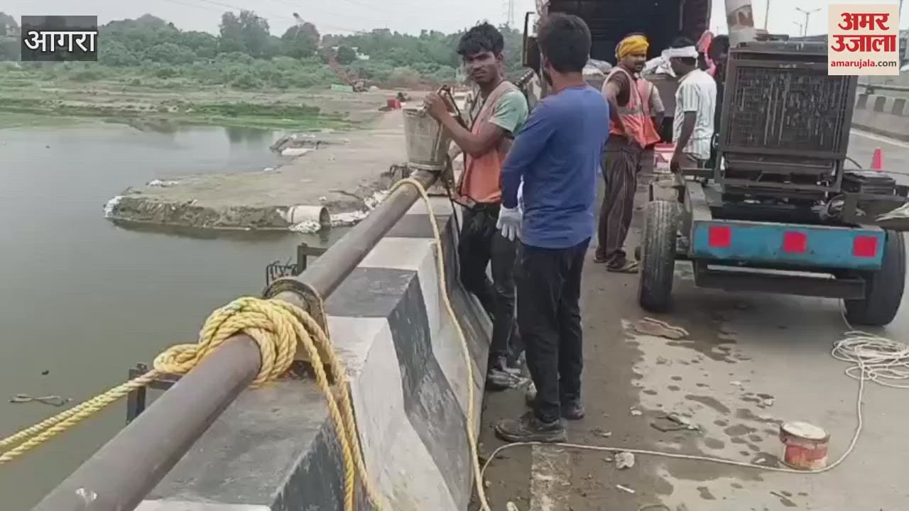 Yamuna's Jawahar Bridge becomes dilapidated, NHAI started repair work