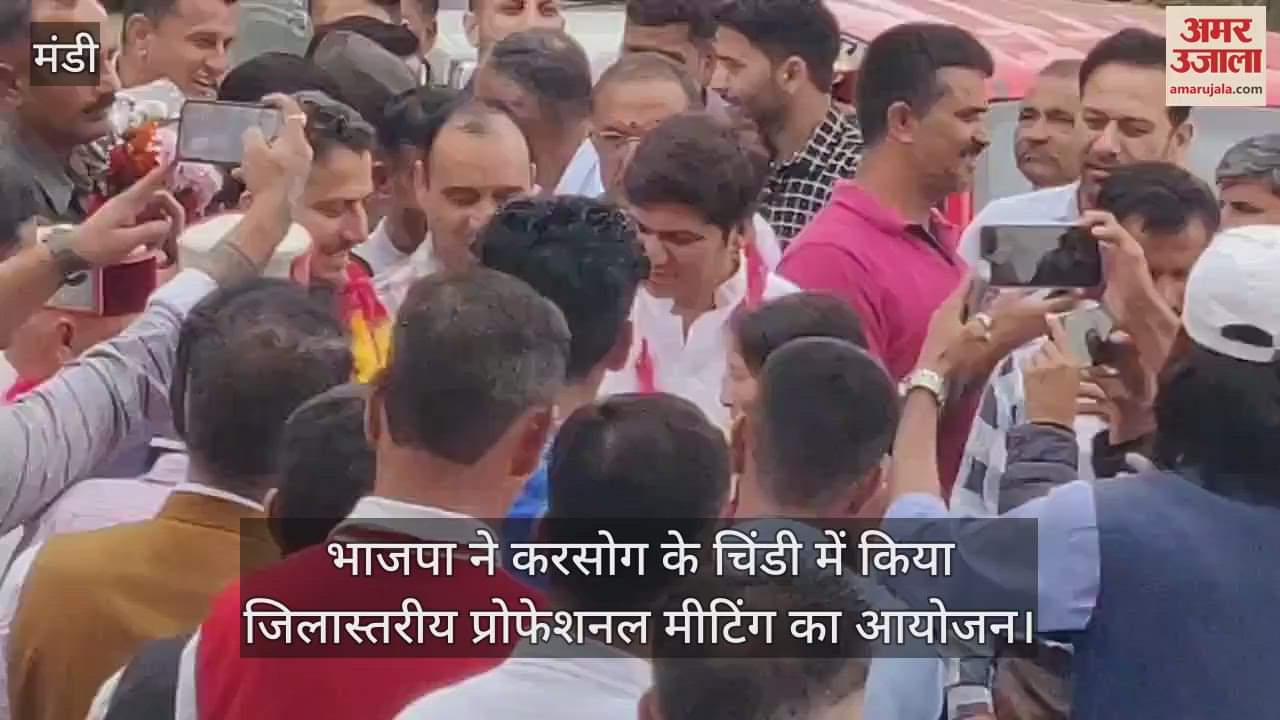 BJP organized district level professional meeting in Chindi of Karsog