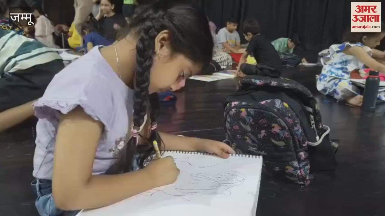Promotion of art and culture in Jammu and Kashmir, painting workshop organized for children