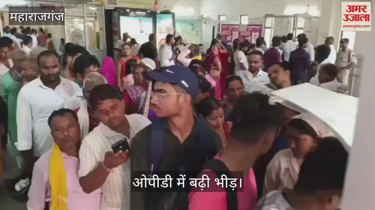 There was an increased rush of patients in OPD, long queues were seen