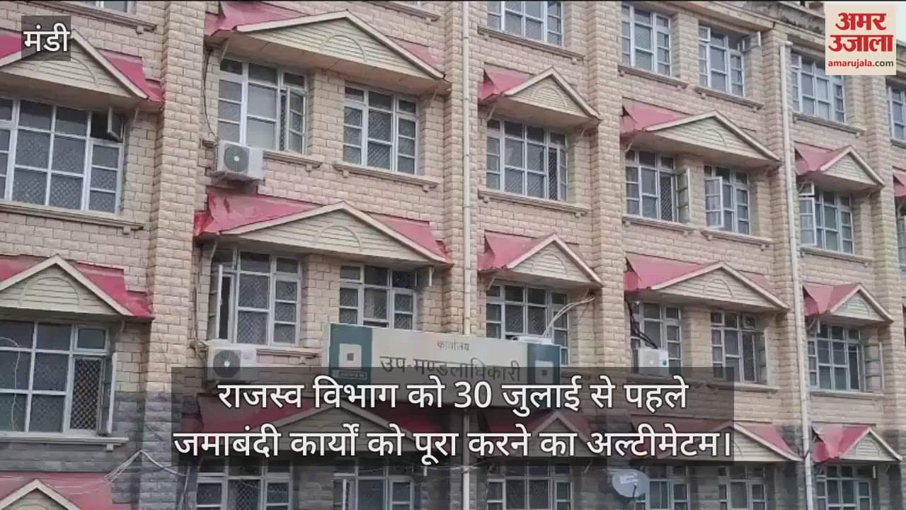 Revenue department has been given ultimatum to complete the jamabandi work before 30th July