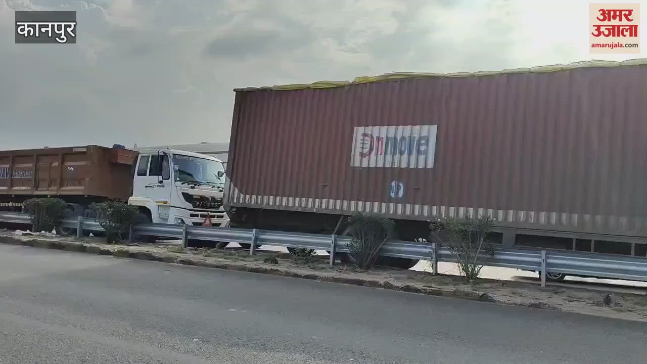 Due to two road accidents, people faced jam for three hours on Jajmau highway