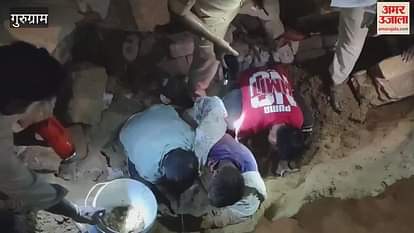Several people were injured after a wall collapsed in Gurugram's Basai village.