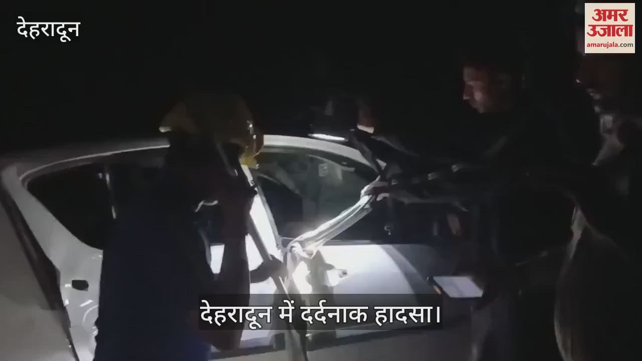 Tragic accident in Dehradun, car and container collide, four people from Haryana die