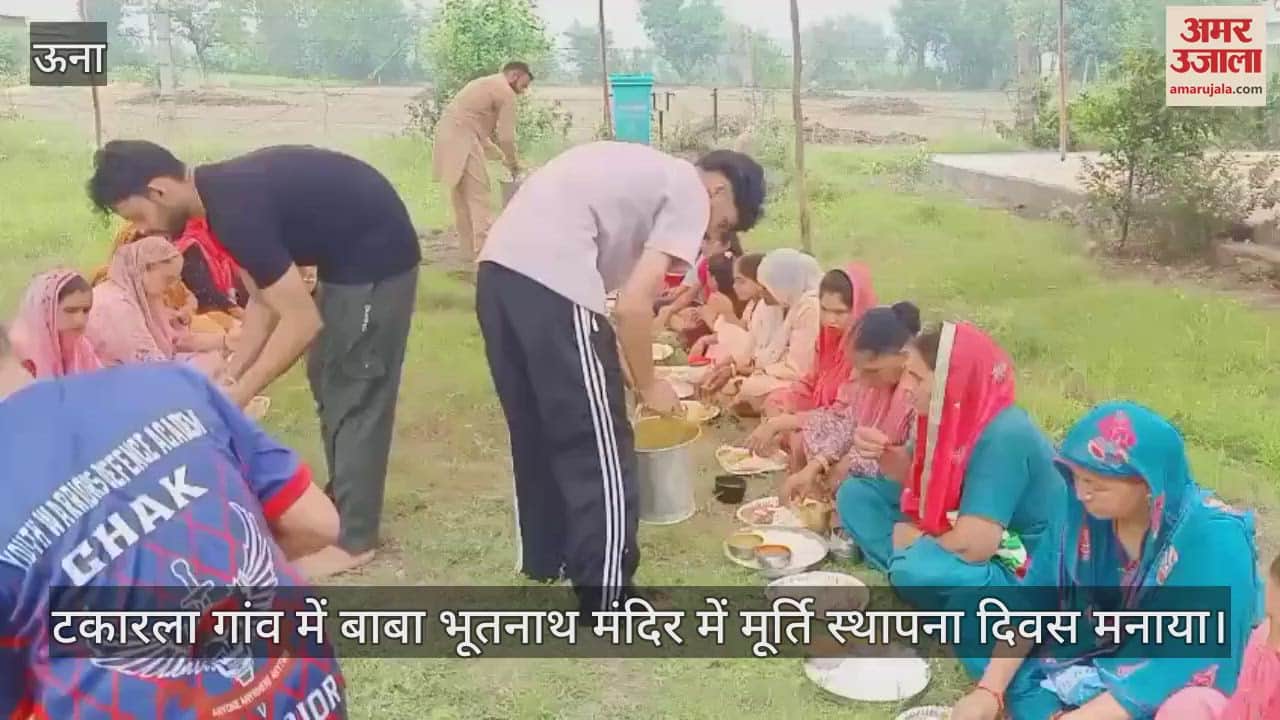 Idol installation day celebrated at Baba Bhootnath temple in Takarla Karla