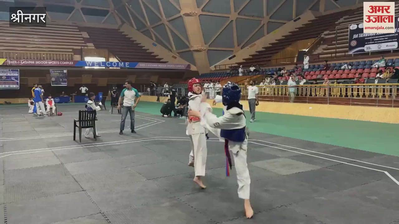 J&K Taekwondo association cup held at Indoor stadium Srinagar