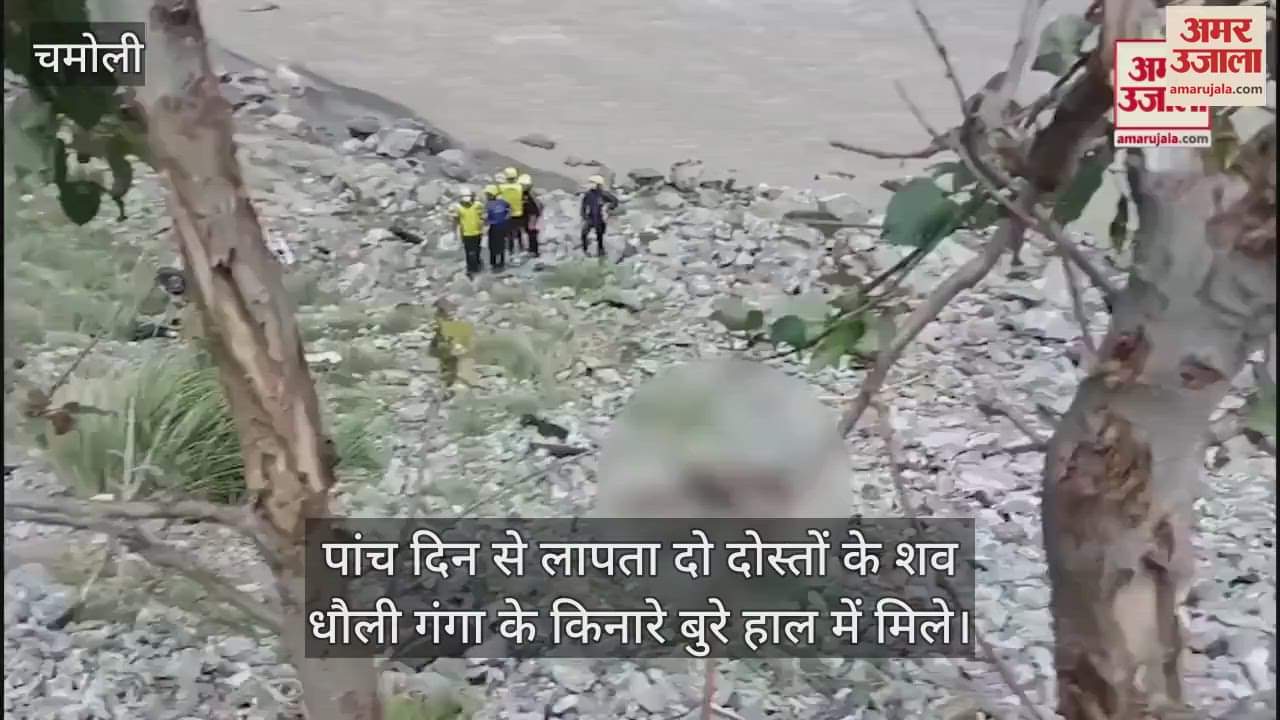 bodies of two friends missing for five days were found in a bad condition on the banks of Dhauliganga