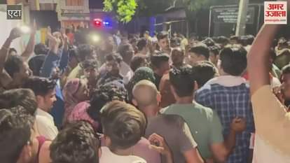 Anger erupted due to non availability of electricity