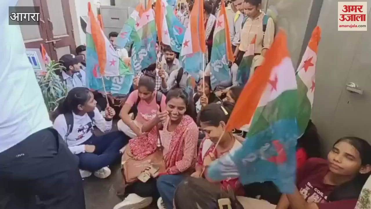 Students got angry over the re-examination marks and gheraoed the examination controller