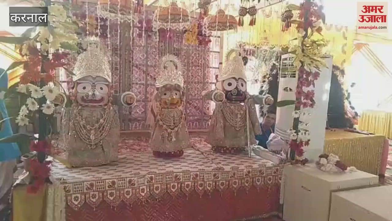 For the first time in Karnal, a grand Rath Yatra of Lord Jagannath with three chariots on the lines of Puri