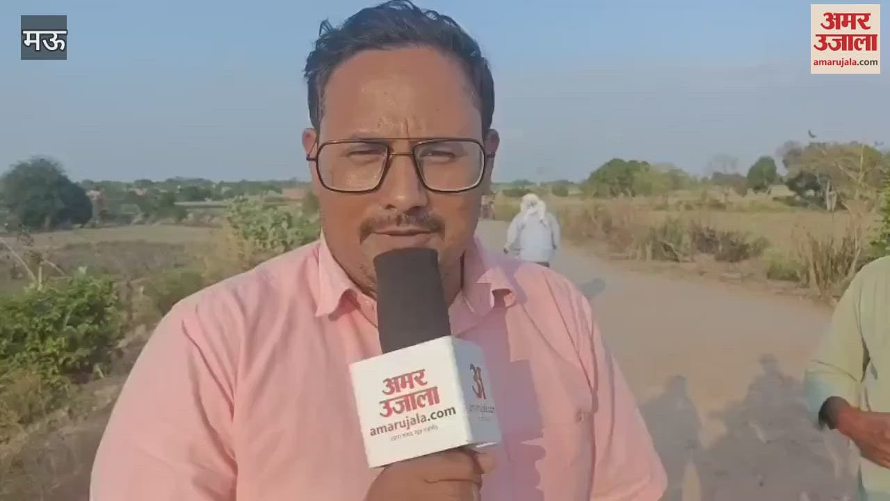 Road worth three crores started crumbling in few months now villagers get repaired themselves