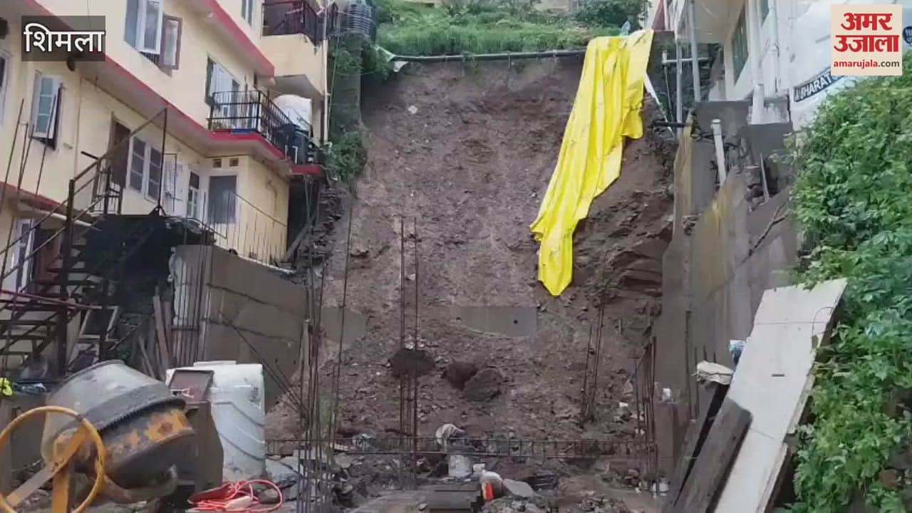 Shimla Danga collapses in Mehli many houses in danger