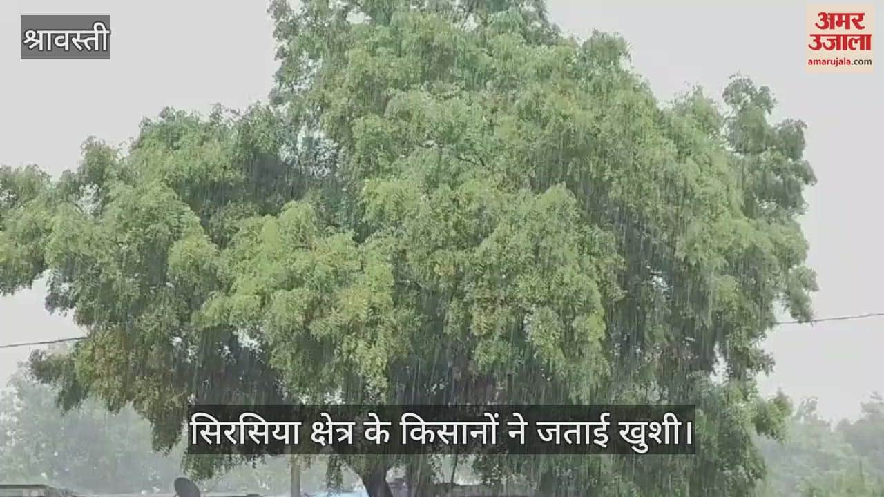 VIDEO: श्रावस्ती में बदला मौसम... सिरसिया क्षेत्र के किसानों ने जताई खुशी