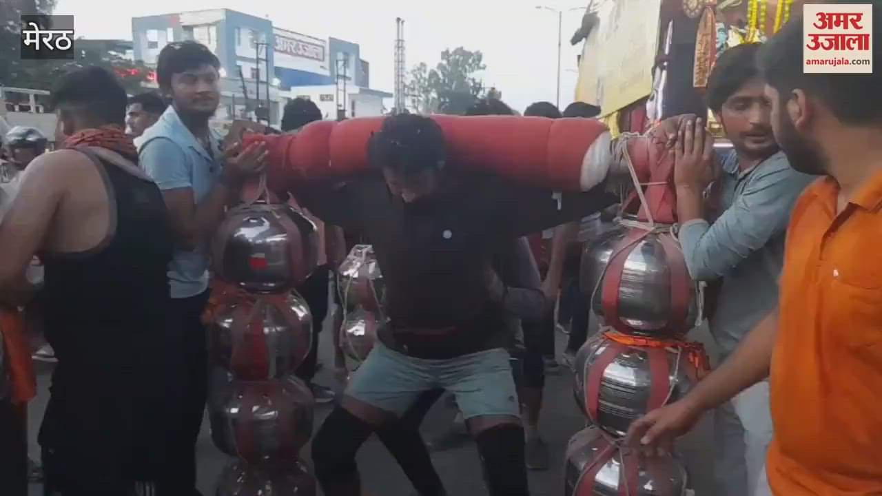 Meerut: Anuj wrestler left for Noida with 201 liters of water