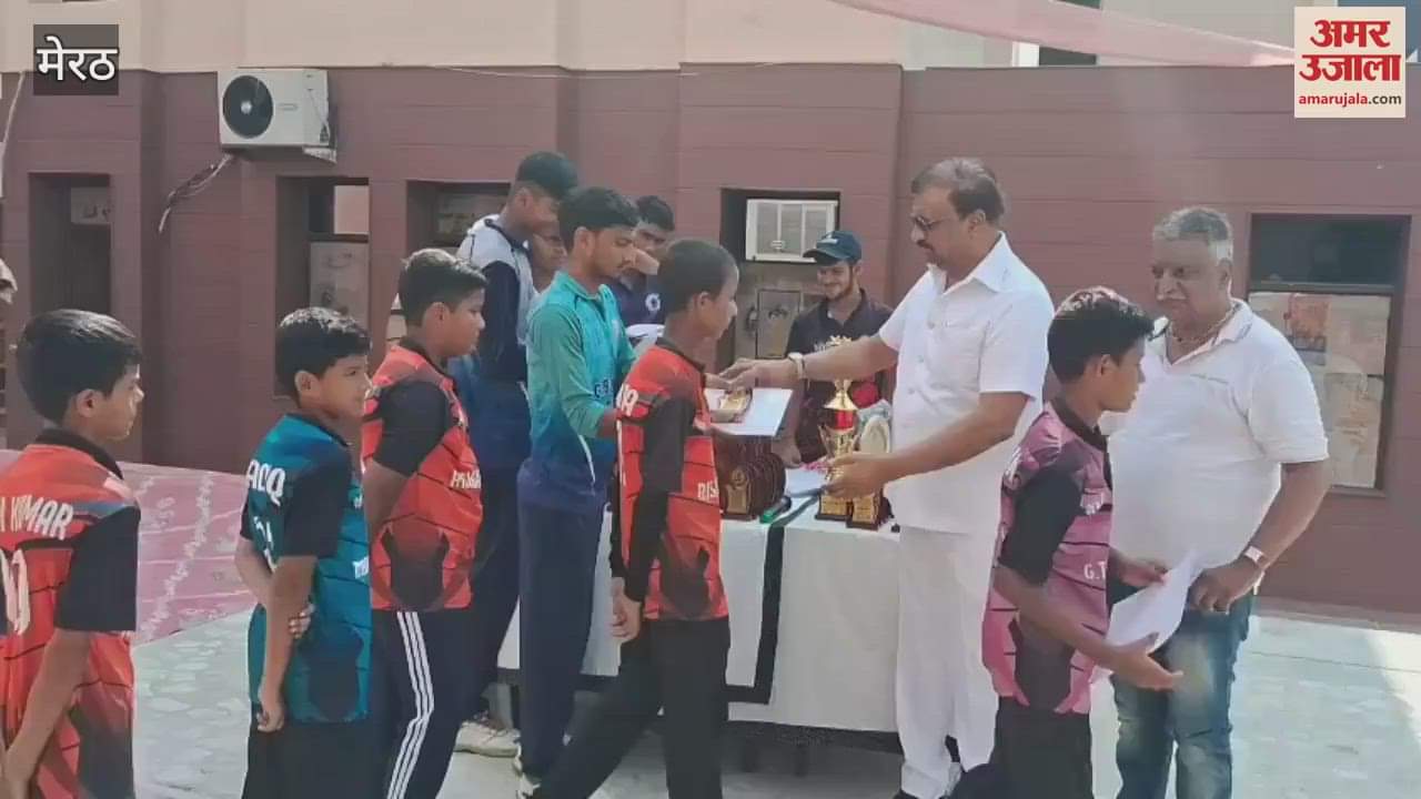 Meerut: Players honored at Guru Teg Bahadur Cricket Academy