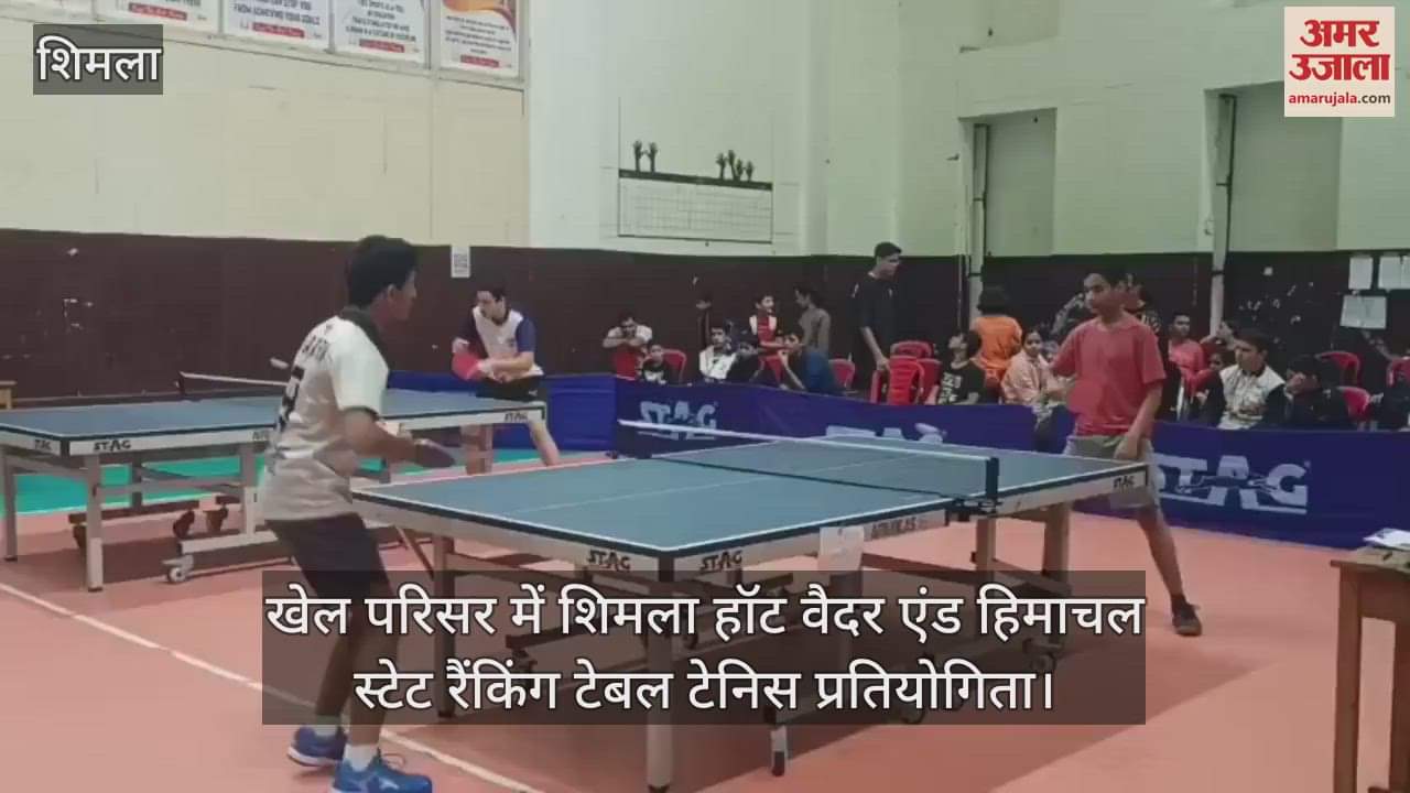 Shimla: Shimla Hot Weather and Himachal State Ranking Table Tennis Competition at Sports Complex