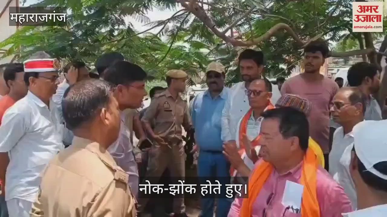 Fierce clash between Gaushala Samiti and Tehsil administration over stopping construction work