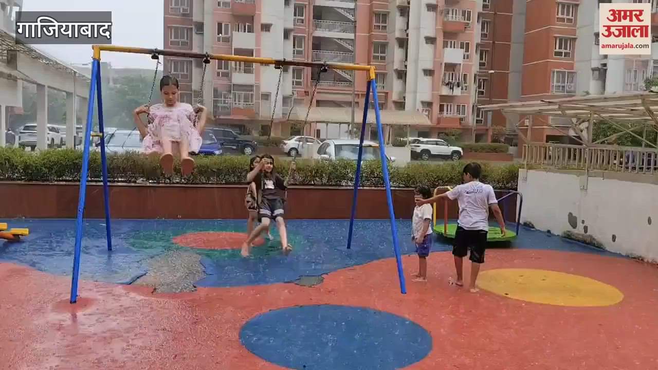 weather became pleasant due to heavy rain in Ghaziabad