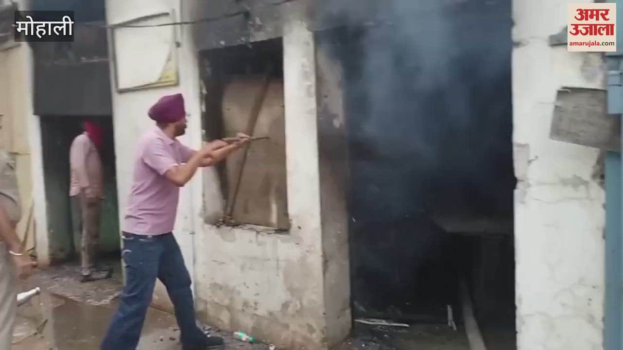 Horrific Accident In Mohali Sudden Fire In Factory Two Seriously Burnt