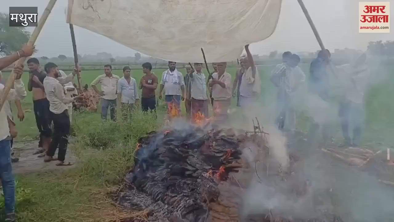 problem due to absence of cremation centre in village