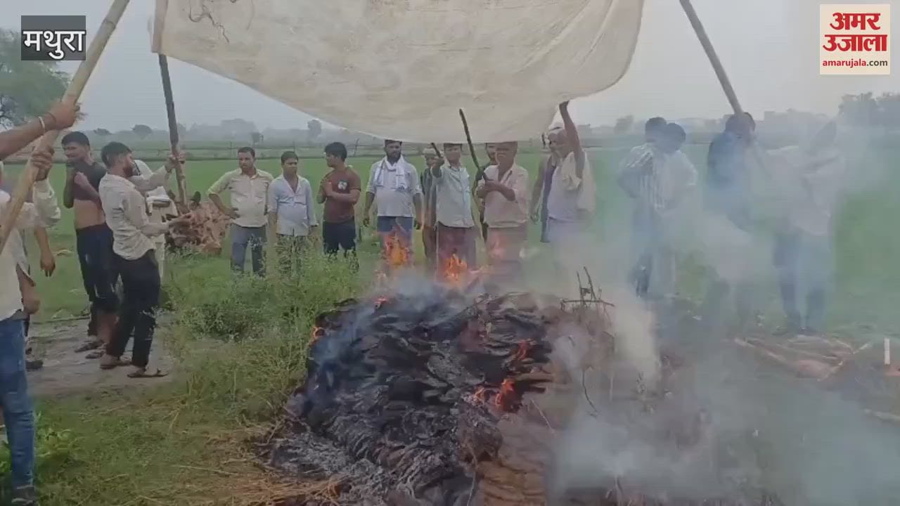 problem due to absence of cremation centre in village