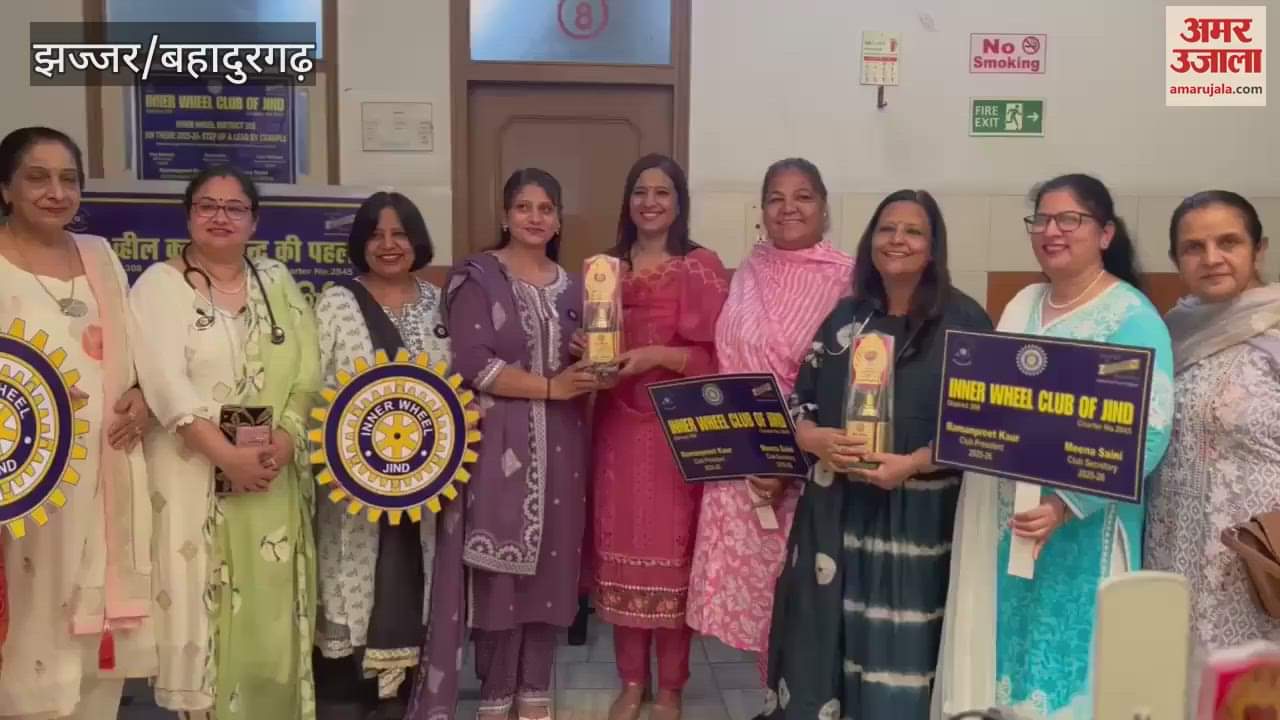 Inner Wheel Club honored doctors in Jhajjar
