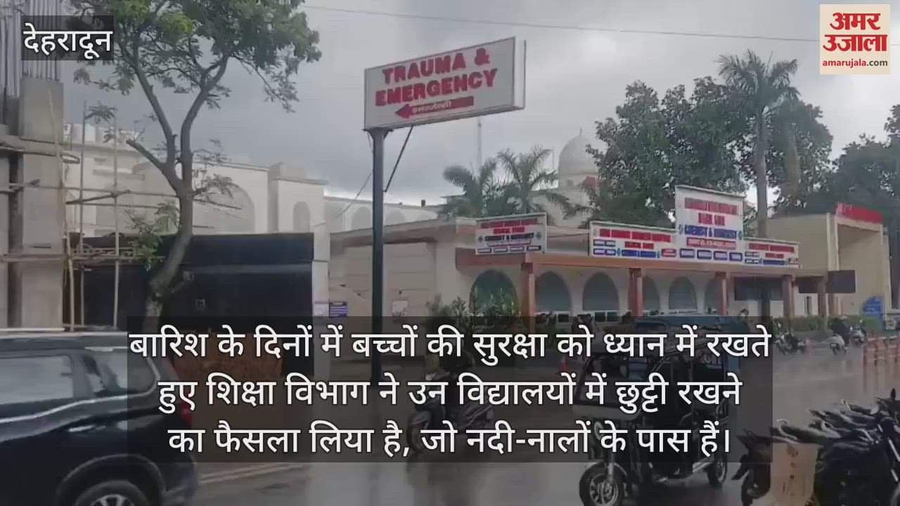 Uttarakhand Rain holiday in schools due to warning and rising water level of rivers