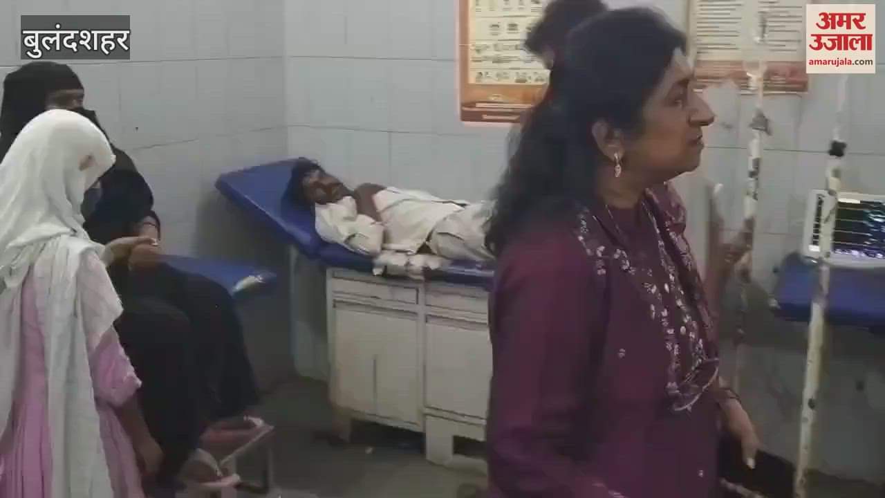 Principal of medical college inspected district hospital in Bulandshahr