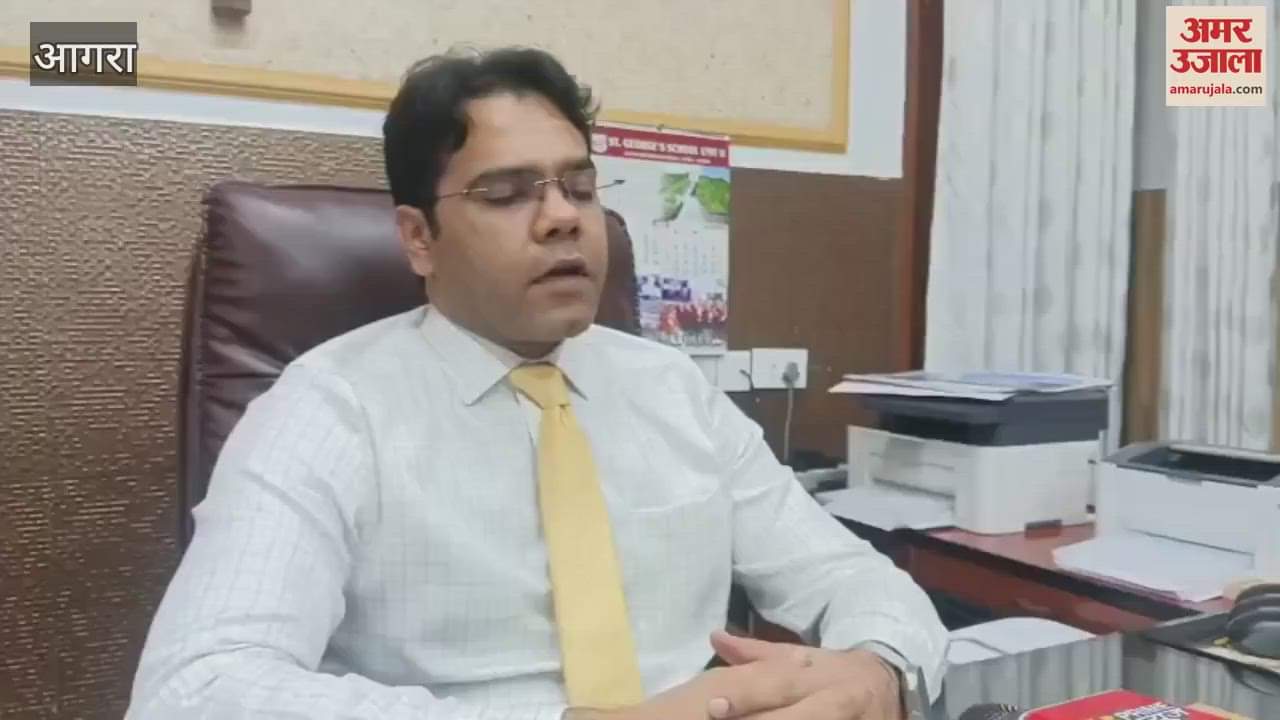 School van fell into  drain