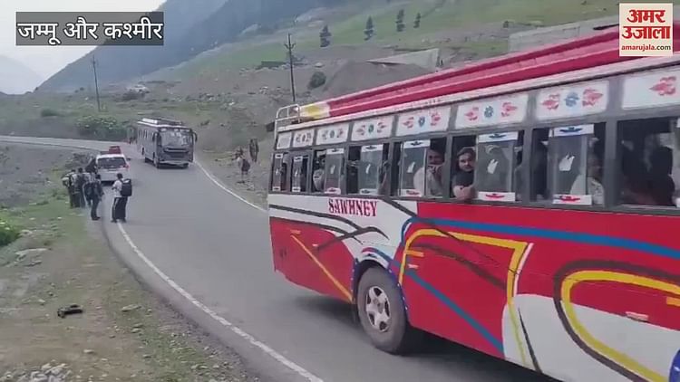 कड़ी सुरक्षा के बीच अमरनाथ यात्रा का पहला जत्था पहुंचा बालटाल