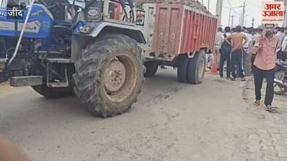 11 year old child died after being crushed under a tractor trolley in Uchana