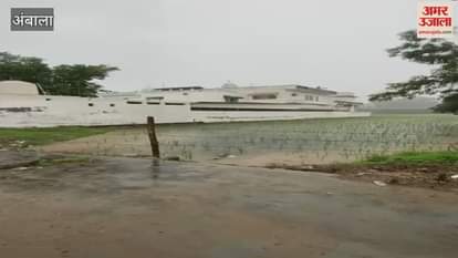 It has been raining intermittently in Ambala since morning, students are facing difficulty in going to school