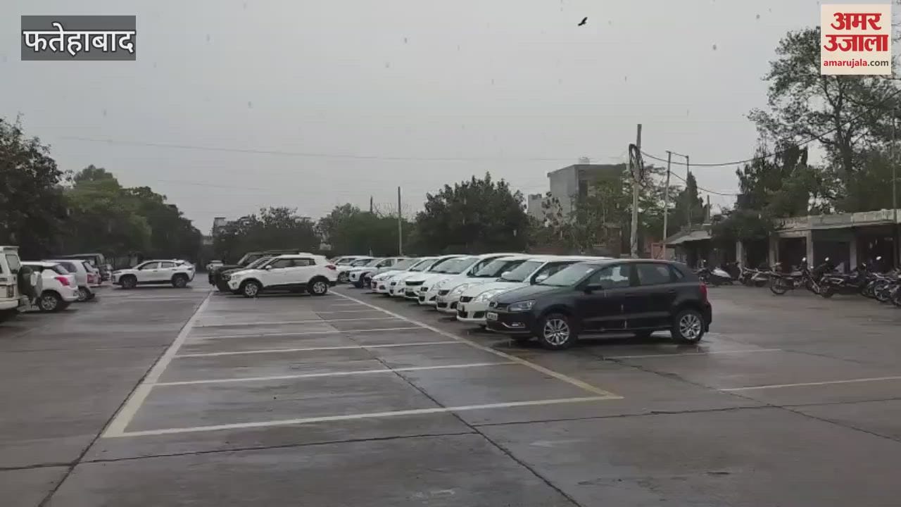 Heavy rain started in Tohana of Fatehabad, people got relief from heat