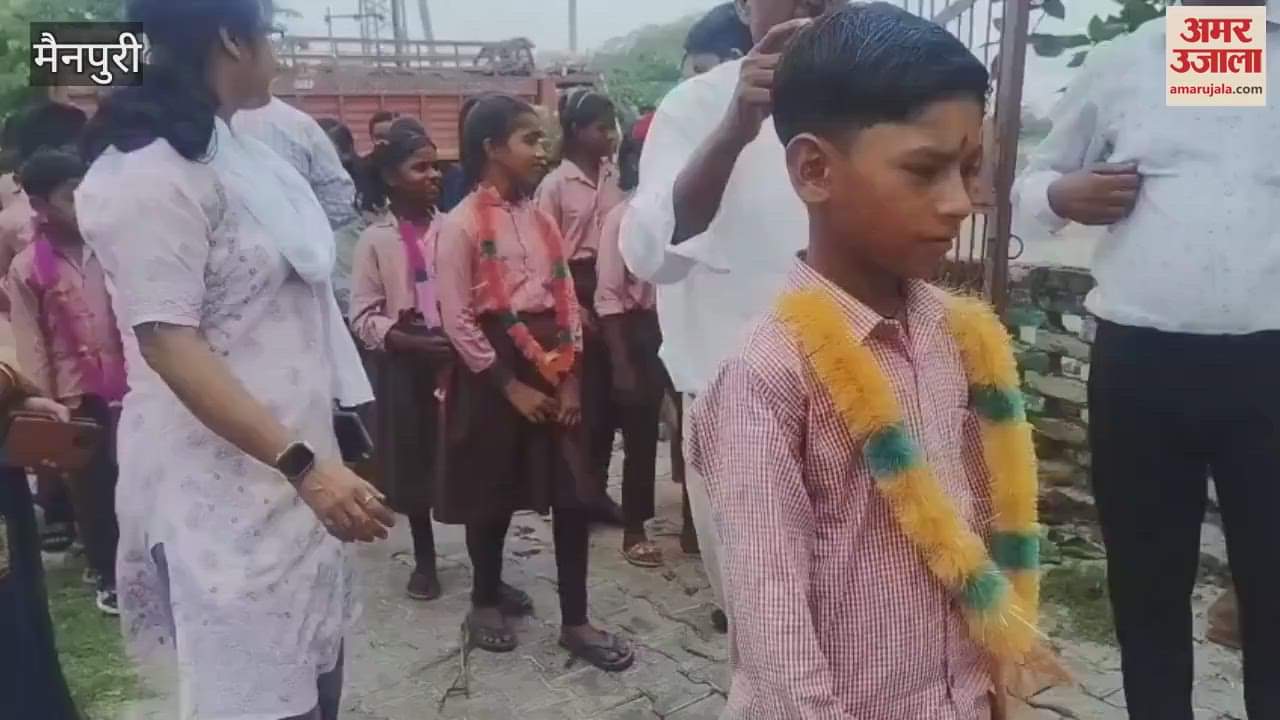 first day of school after summer vacation children were welcomed  thrilled to see
