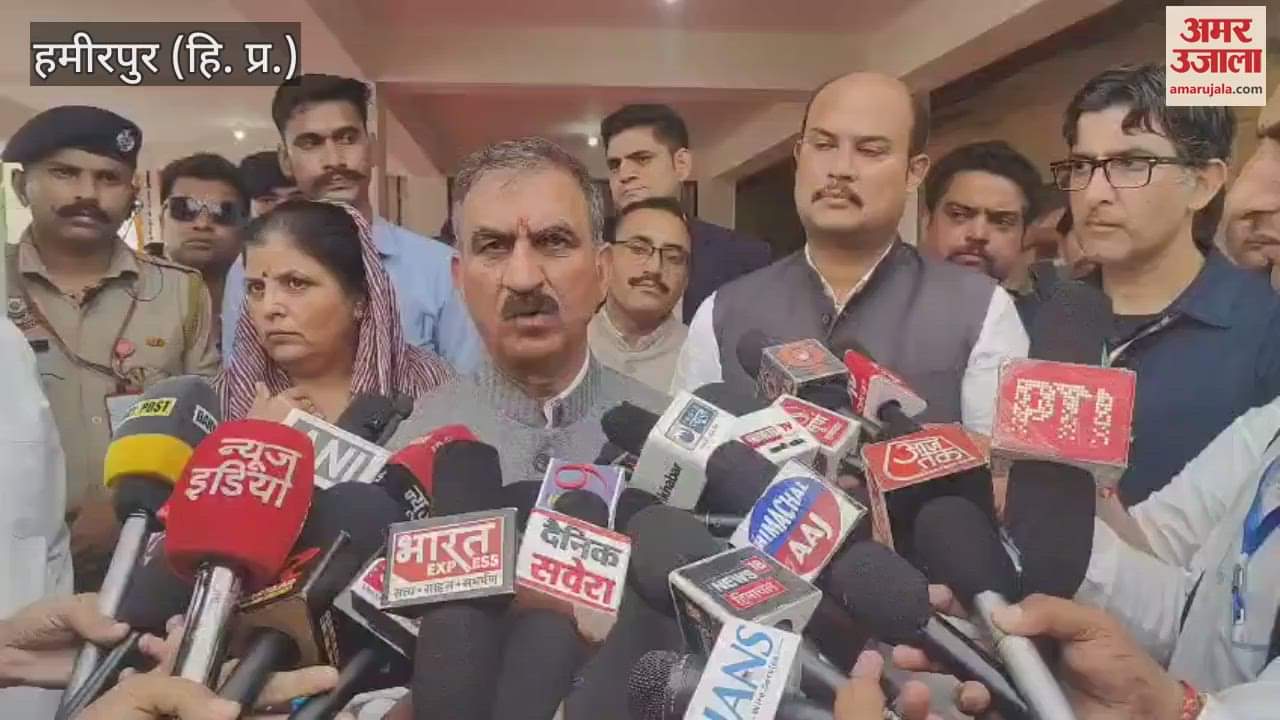 Hamirpur CM Sukhu said eight clouds burst in the state last night loss of 500 crores