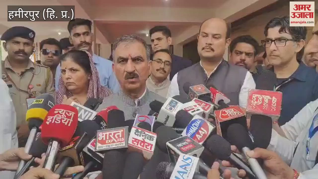 Hamirpur CM Sukhu said eight clouds burst in the state last night loss of 500 crores