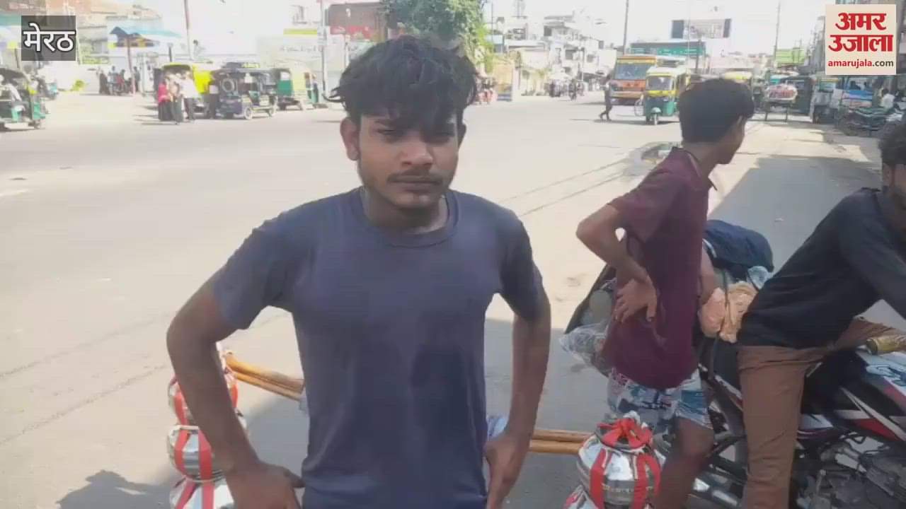 Number of Kanwariyas started increasing on the Kanwar route, Pawan of Aligarh reached Meerut today