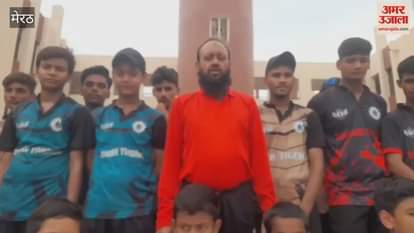 Cricket tournament organized at Guru Teg Bahadur Public School in Meerut, Rishabh Academy was the winner