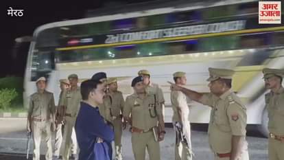 Meerut: Officials on alert regarding Kanwar Yatra, patrolling is being done even at night