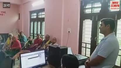 Una Aadhar service camp organized in Muchhali Panchayat under Digital Week initiative of Postal Department