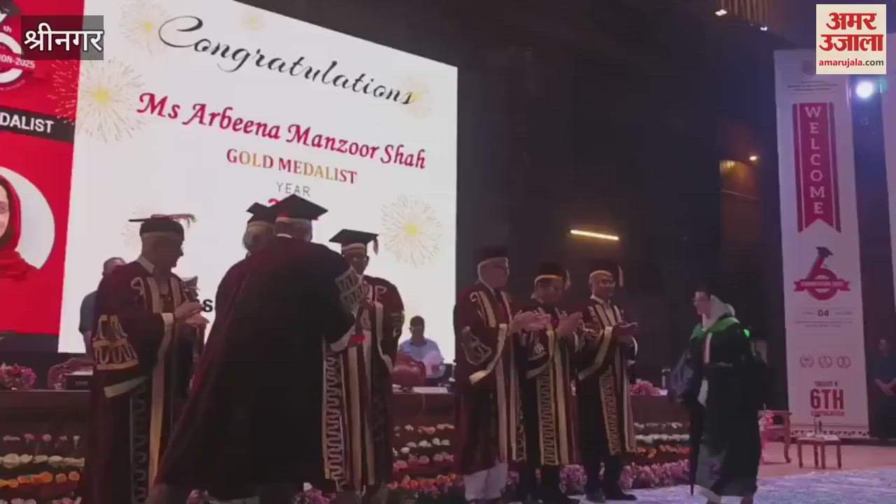 6th convocation of Sher-e-Kashmir Agricultural University, Union Minister honoured