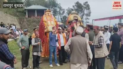 Rampur Bushahr The 20th Ashadh fair of Kungash began with the arrival of the gods