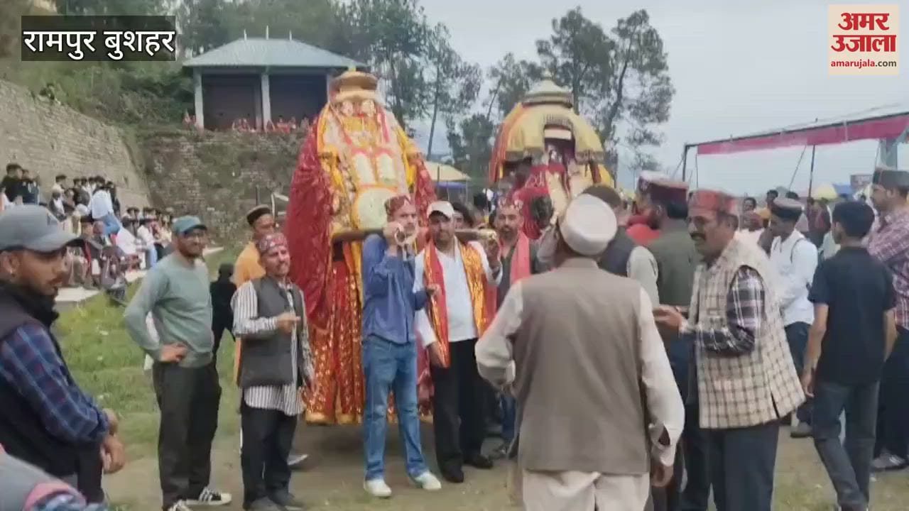 Rampur Bushahr The 20th Ashadh fair of Kungash began with the arrival of the gods