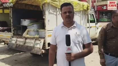 People of Chandauli were saved from eating fake khoya Food Safety Department caught 20 quintals of goods