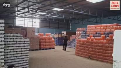 Big theft of 15 lakhs in Meerut! CAMPA warehouse's safe broken, thieves took away DVR too