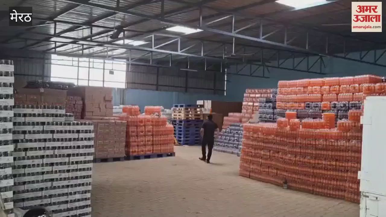 Big theft of 15 lakhs in Meerut! CAMPA warehouse's safe broken, thieves took away DVR too