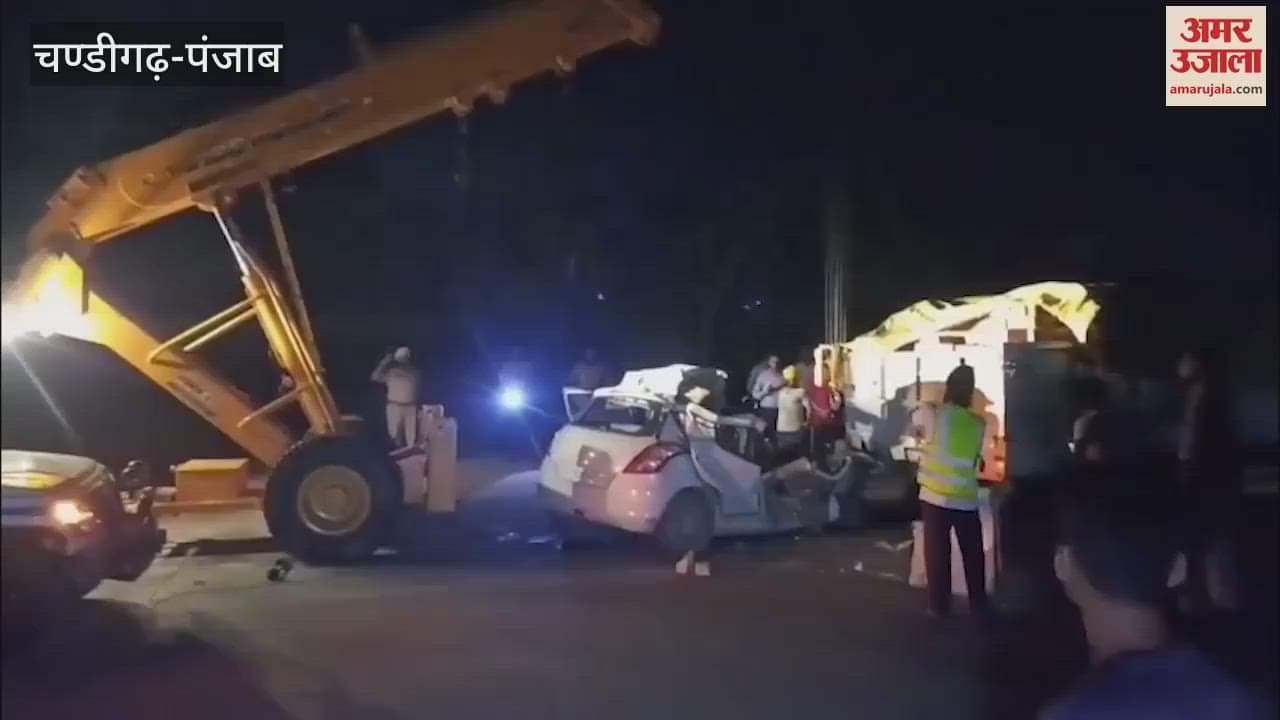 Car collides with tractor trolley loaded with bricks on Ferozepur Road in Moga, driver dies